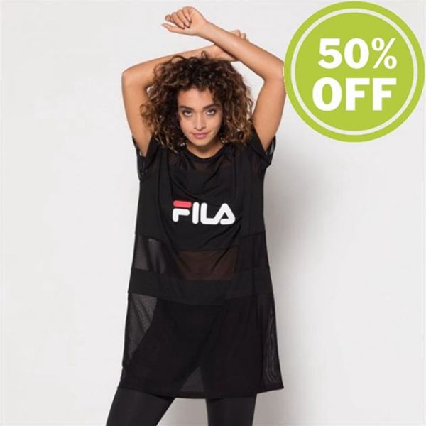 Fila Emily Women's Dresses - Black,NZ 312-17842